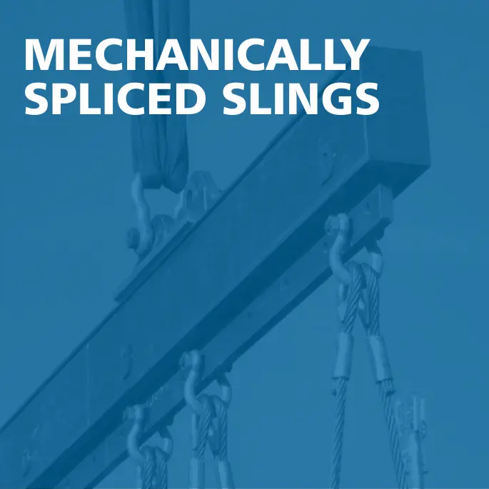 mechanically spliced wire rope slings manufacturer